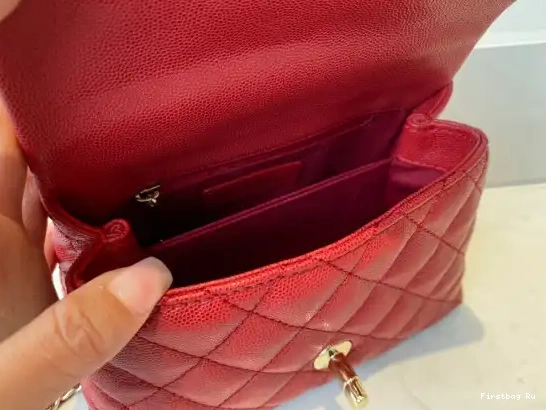 Firstbag Ru FLAP MINI WITH BAG CHANEL HANDLE TOP 0612